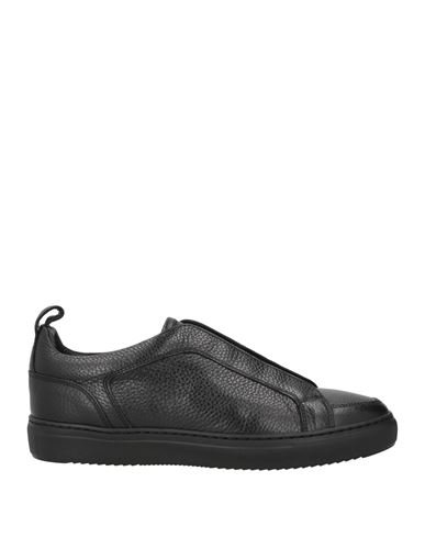 Doucal's Man Sneakers Black Size 8 Leather In Black