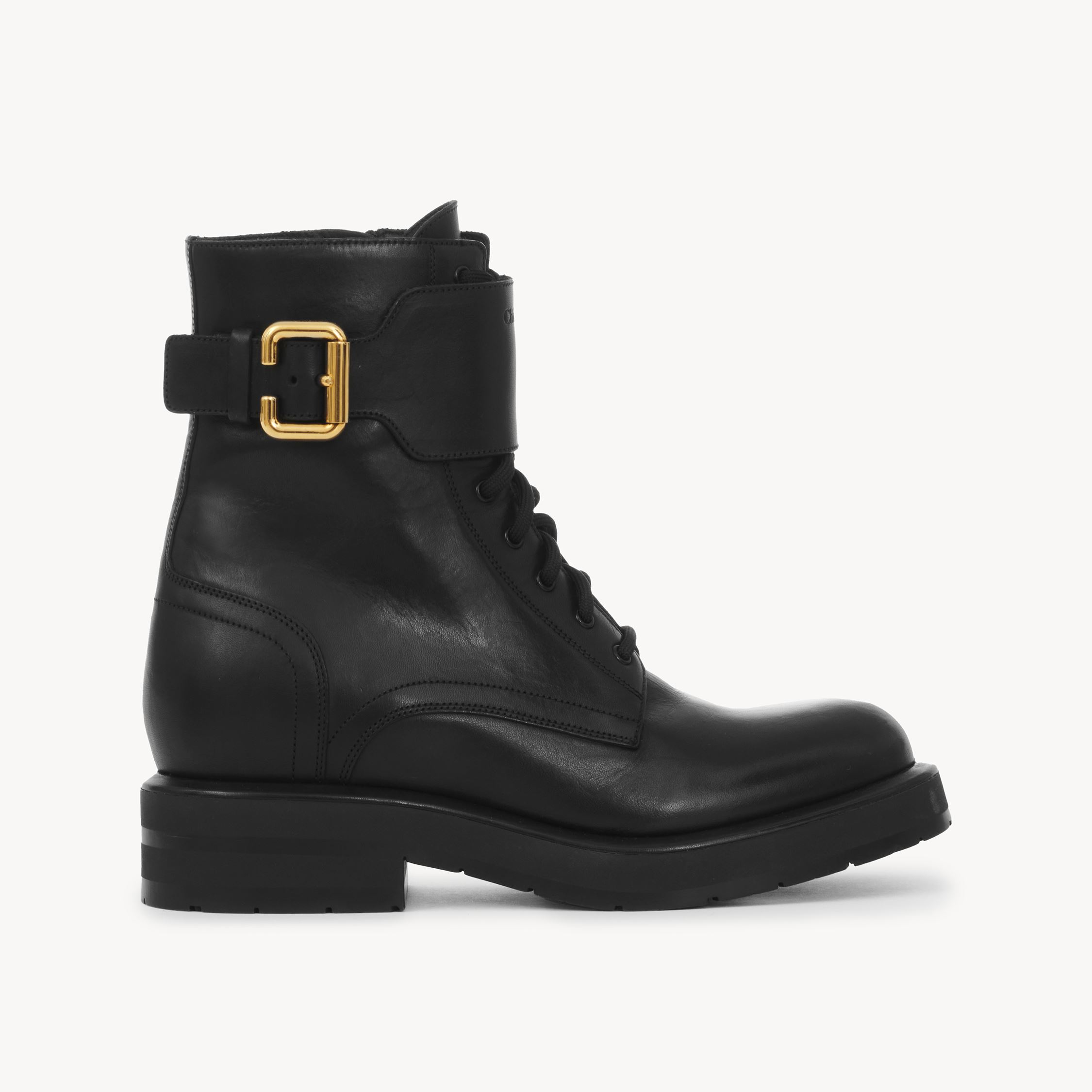 Shop Chloé Bottines Coddington Femme Noir Taille 35 100% Cuir De Veau In Black