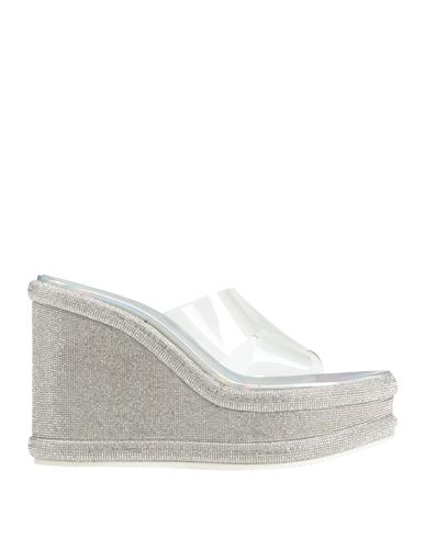 Casadei Jasmine Diadema 120mm Mules In Transparent