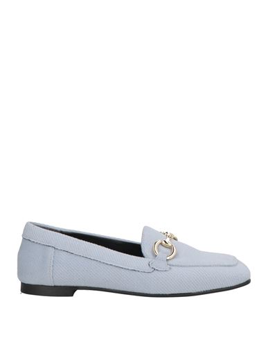 Brera Woman Loafers Sky Blue Size 7 Textile Fibers In Blue