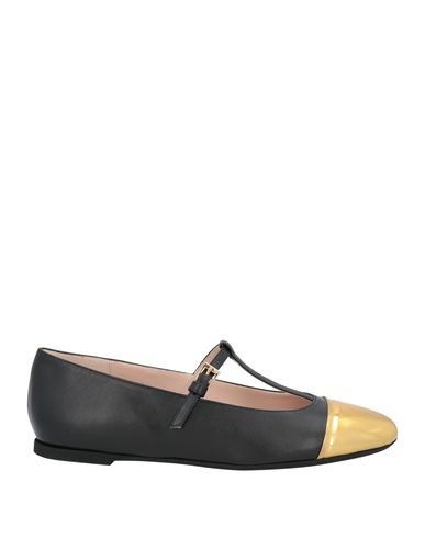 N°21 Woman Ballet Flats Black Size 7 Leather In Black
