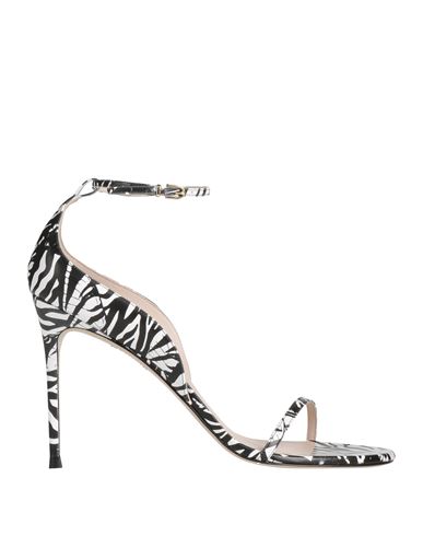 Sophia Webster Woman Sandals Black Size 5.5 Leather In Black