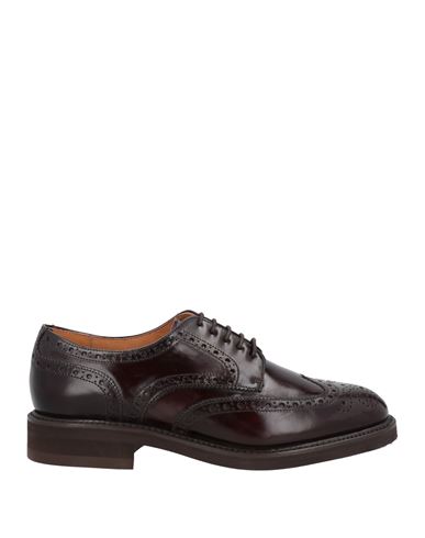 Shop Berwick 1707 Man Lace-up Shoes Cocoa Size 8.5 Leather In Brown