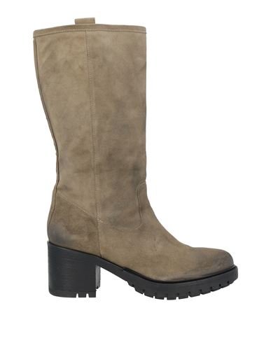 Parisienne Woman Boot Military Green Size 11 Leather In Green