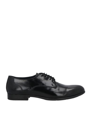 MARC EDELSON MARC EDELSON MAN LACE-UP SHOES BLACK SIZE 12 LEATHER 