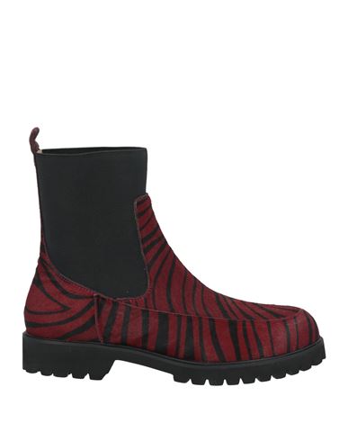 Maliparmi Malìparmi Woman Ankle Boots Red Size 7 Leather In Red