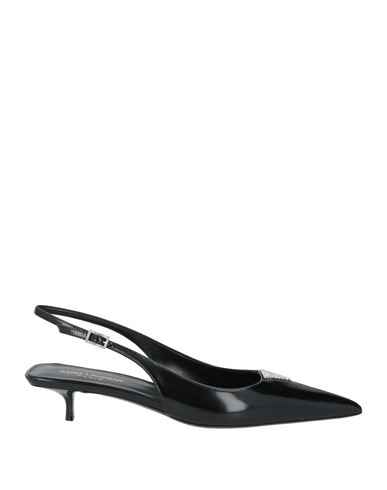 Shop Saint Laurent Woman Pumps Black Size 7 Calfskin