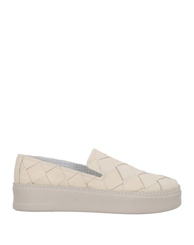 Frau Woman Sneakers Off White Size 6 Leather In Off White