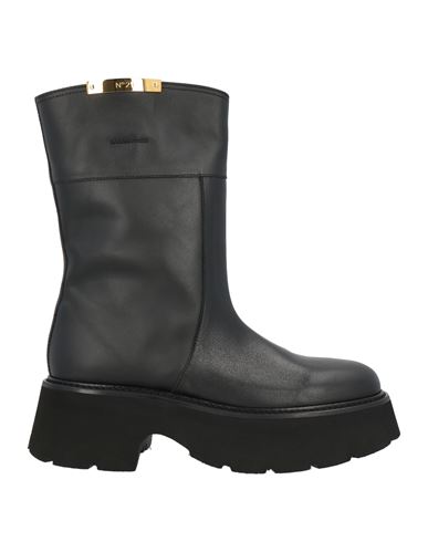 N°21 Woman Ankle Boots Black Size 9 Leather
