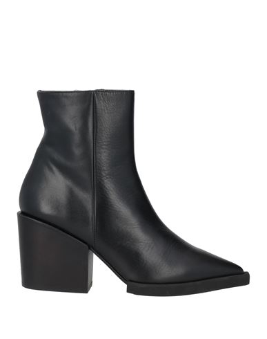 Paloma Barceló Woman Ankle Boots Black Size 10 Leather In Black