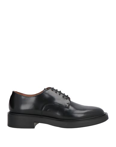 Frau Woman Lace-up Shoes Black Size 8 Leather In Black