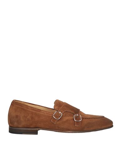 Pawelk's Man Loafers Camel Size 9 Leather In Beige