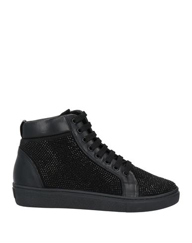 Tosca Blu Woman Sneakers Black Size 7 Leather In Black
