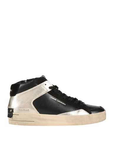 Crime London Woman Sneakers Black Size 8 Leather In Black