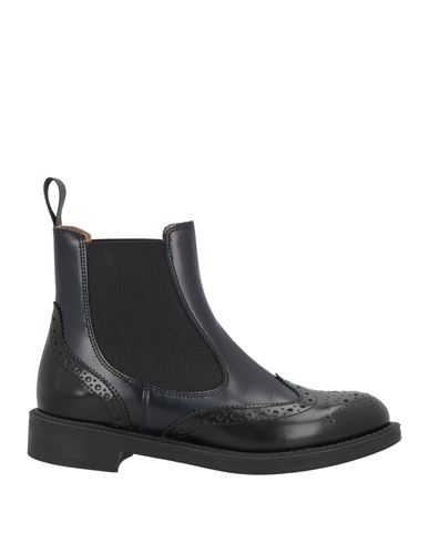 Frau Woman Ankle Boots Midnight Blue Size 6 Leather In Blue