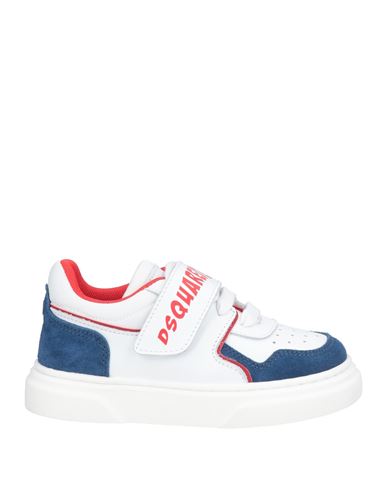 Dsquared2 Toddler Boy Sneakers White Size 9.5c Leather In White