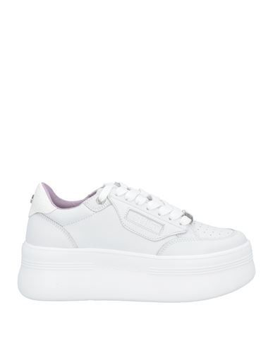 Cult Woman Sneakers White Size 8 Leather In White