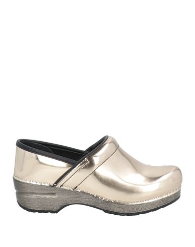 Dansko Woman Mules & Clogs Platinum Size 8 Leather In Silver