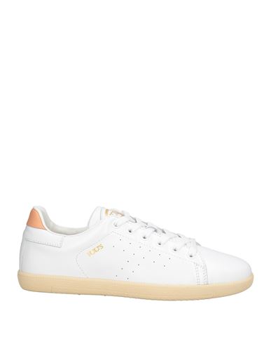 Tod's Woman Sneakers White Size 8 Cowhide In White