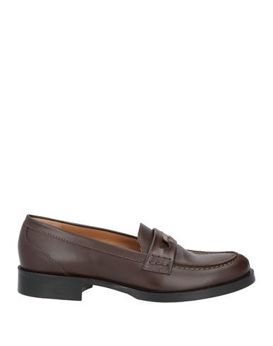 Le Claire Woman Loafers Brown Size 8 Leather In Brown