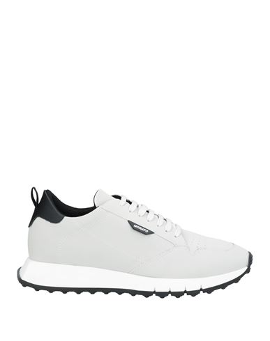 Antony Morato Man Sneakers Light Grey Size 8 Leather In Grey