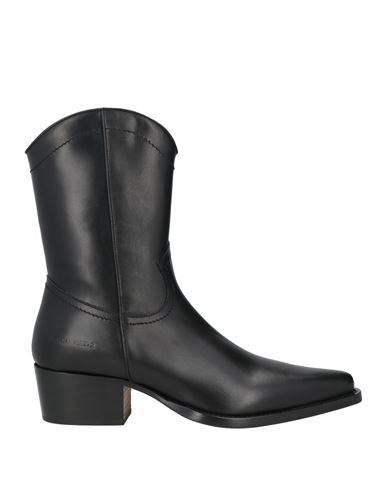 Dsquared2 Man Boot Black Size 8 Calfskin