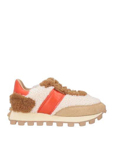 TOD'S TOD'S WOMAN SNEAKERS SAND SIZE 7.5 SHEARLING 