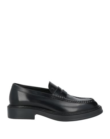 Tod's Man Loafers Black Size 11 Leather In Black