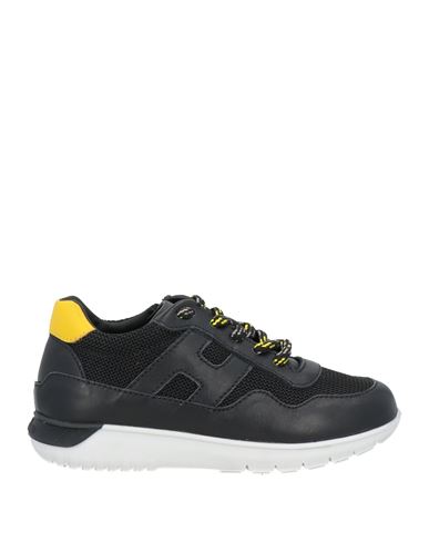 Hogan Babies'  Toddler Boy Sneakers Black Size 9c Textile Fibers, Leather