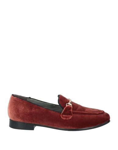 Go-up Woman Loafers Rust Size 7 Textile Fibers