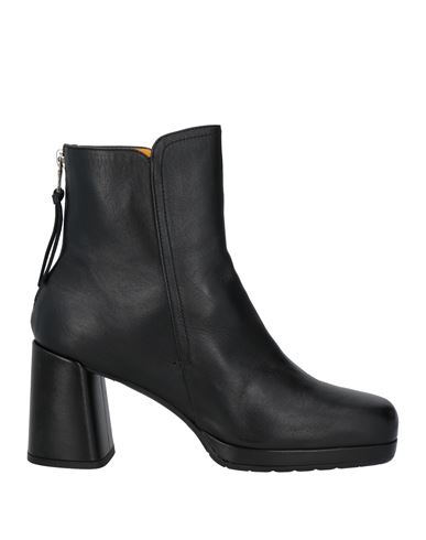 Mara Bini Woman Ankle Boots Black Size 6 Leather