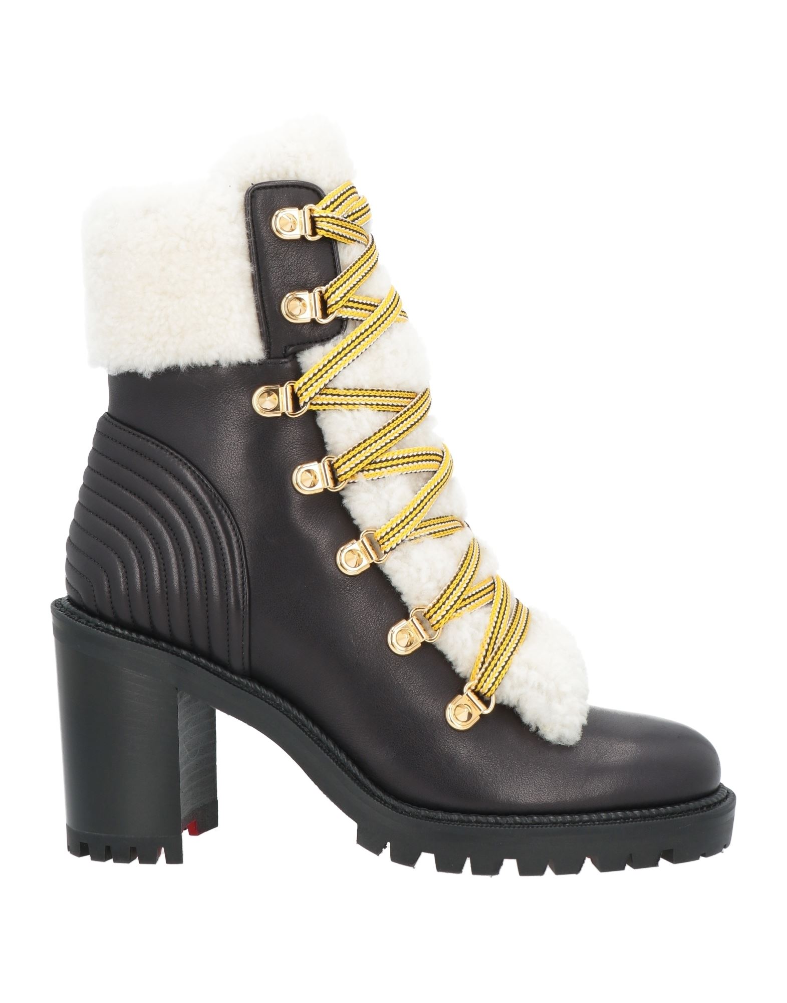 クリスチャンルブタン】レア/ファーショートブーツ【サイズ36】 【公式