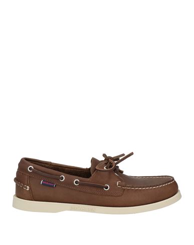 Sebago Docksides Man Loafers Brown Size 9 Leather In Brown