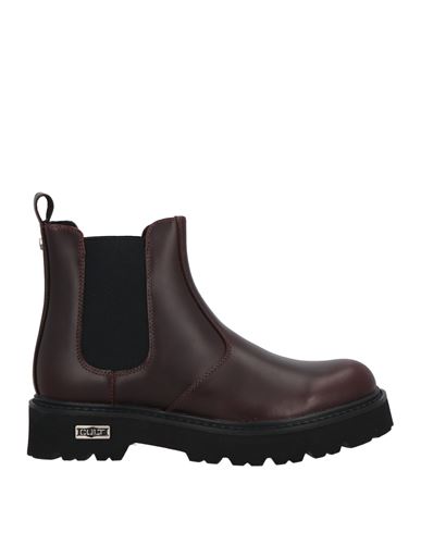 CULT CULT MAN ANKLE BOOTS DARK BROWN SIZE 9 LEATHER 