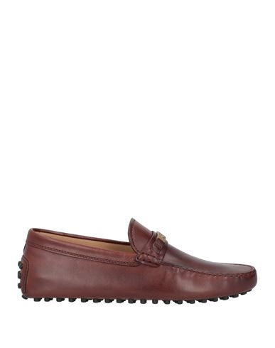 Tod's Man Loafers Dark Brown Size 8.5 Leather In Brown