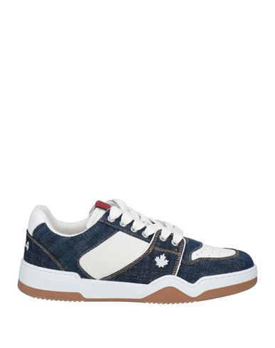 Dsquared2 Denim Lace-up Sneakers In White