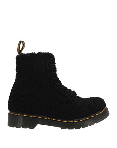 Dr. Martens Woman Ankle Boots Black Size 7 Textile Fibers In Black