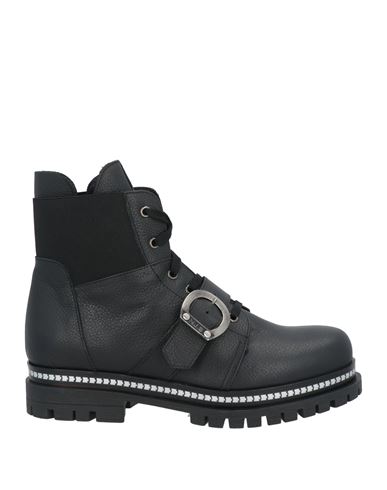 Norma J.baker Norma J. Baker Woman Ankle Boots Black Size 7 Leather In Black