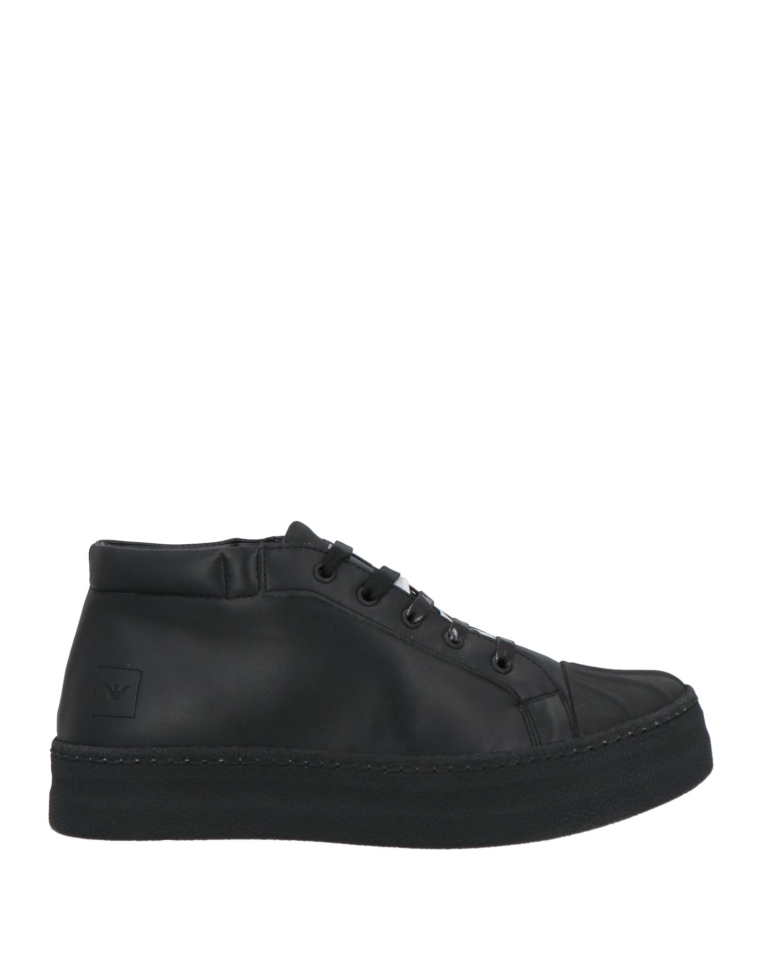 EMPORIO ARMANI　ブラックハイカットスニーカー Emporio Armani ハイカット スニーカー | ブラック | FARFETCH JP
