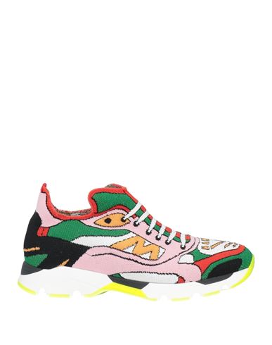 Marni Woman Sneakers Green Size 7 Textile Fibers In Green