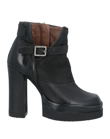 AS98 A. S.98 WOMAN ANKLE BOOTS BLACK SIZE 8 LEATHER 