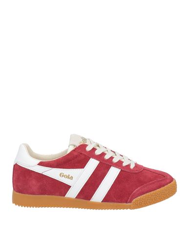 Shop Gola Woman Sneakers Burgundy Size 10 Leather In Red
