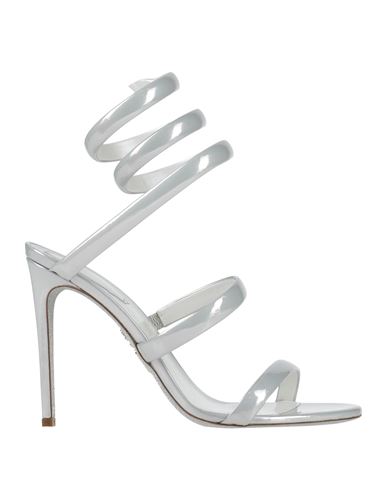 René Caovilla Rene' Caovilla Woman Sandals Light Grey Size 6 Calfskin