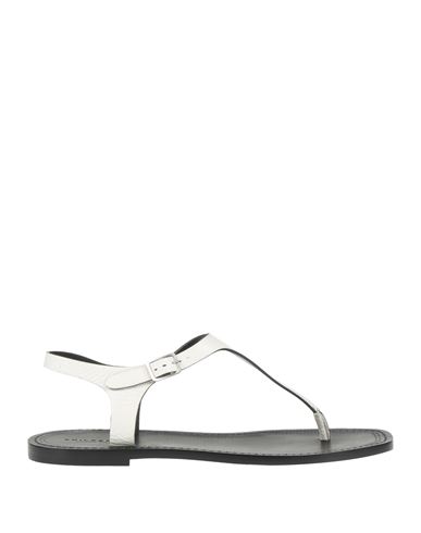 Philosophy Di Lorenzo Serafini Woman Thong Sandal White Size 8 Leather