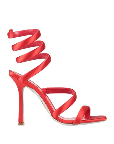 René Caovilla Cleo Snake Spiral Satin Sandals