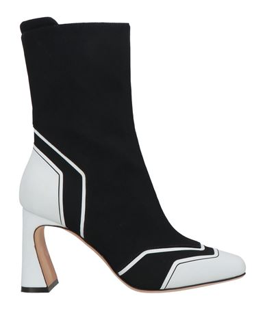 Alberta Ferretti Woman Ankle Boots Black Size 8 Textile Fibers