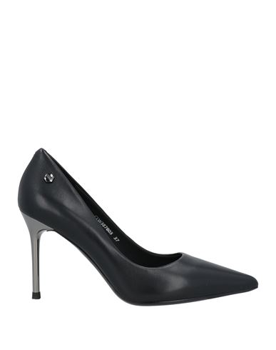 Cult Woman Pumps Black Size 8 Leather In Black