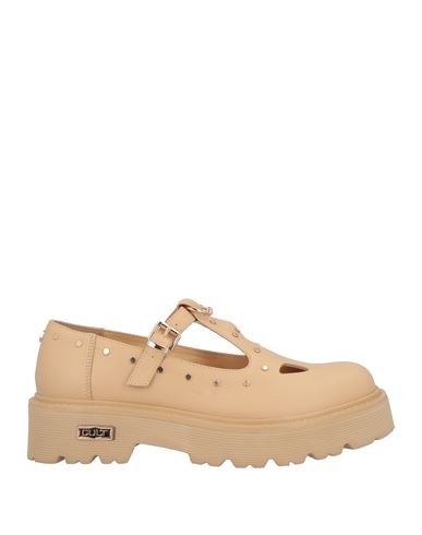 Cult Woman Loafers Beige Size 8 Leather In Beige