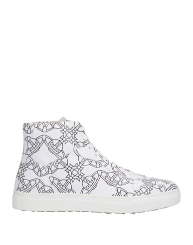 Vivienne Westwood Man Sneakers White Size 12 Leather In White