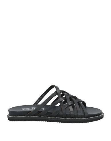 Cult Woman Sandals Black Size 8 Leather In Black